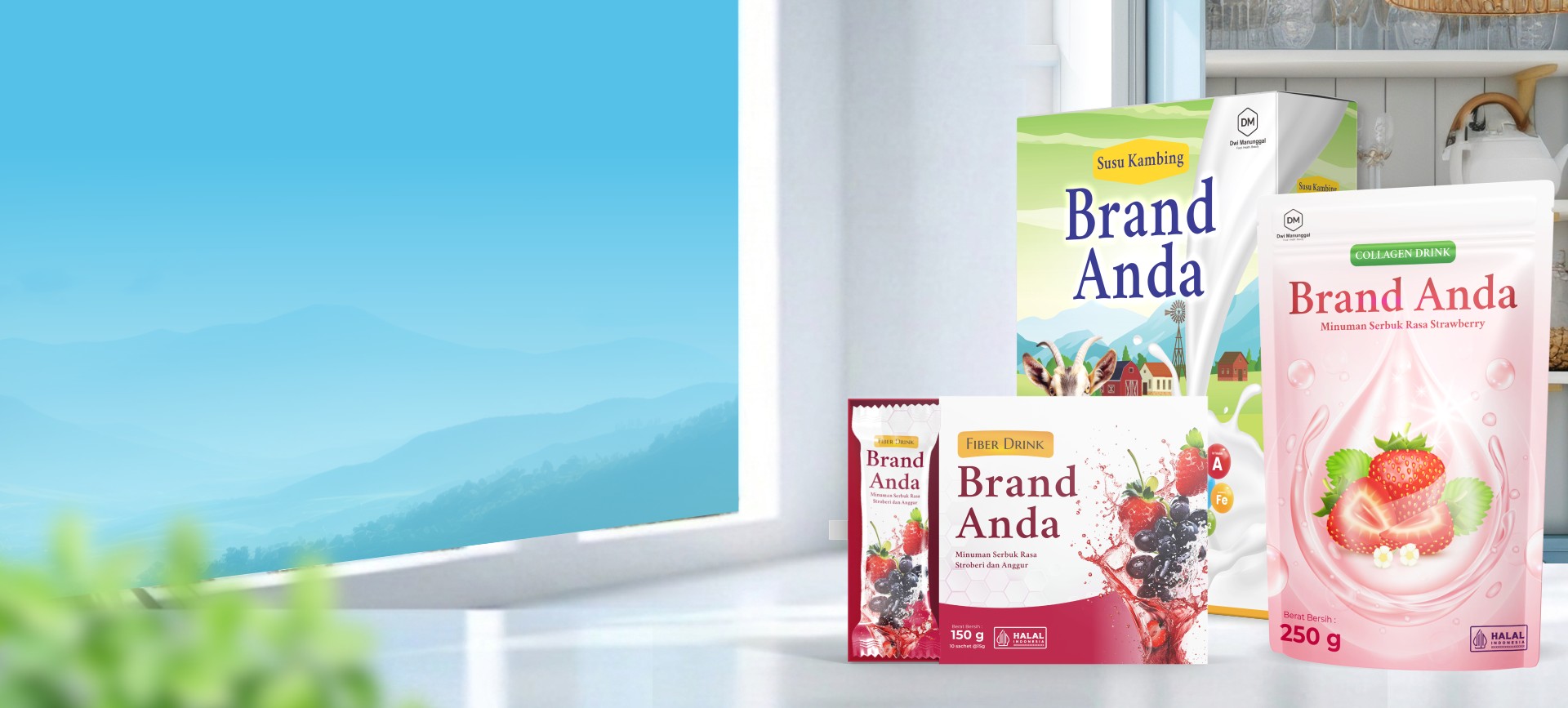 Maklon Minuman Serbuk